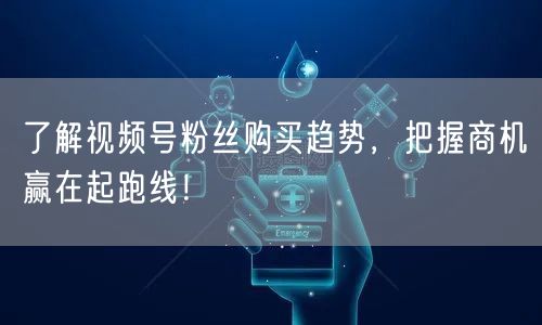 了解视频号粉丝购买趋势，把握商机赢在起跑线！