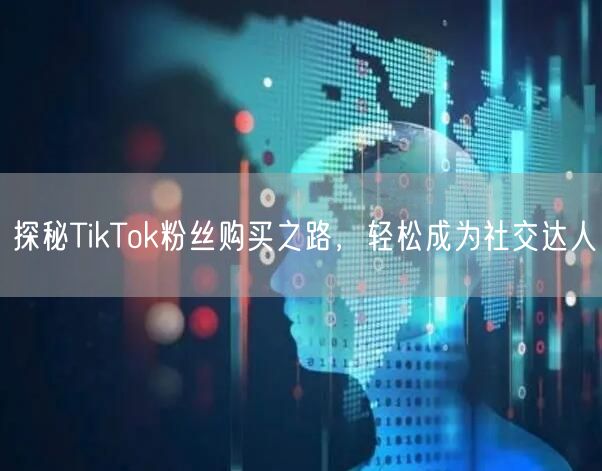 探秘TikTok粉丝购买之路，轻松成为社交达人