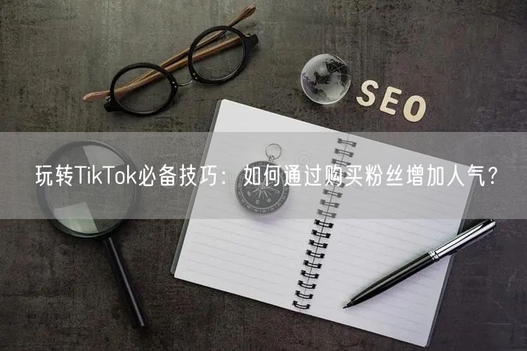 玩转TikTok必备技巧：如何通过购买粉丝增加人气？