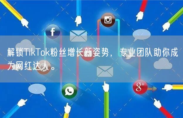 解锁TikTok粉丝增长新姿势，专业团队助你成为网红达人。