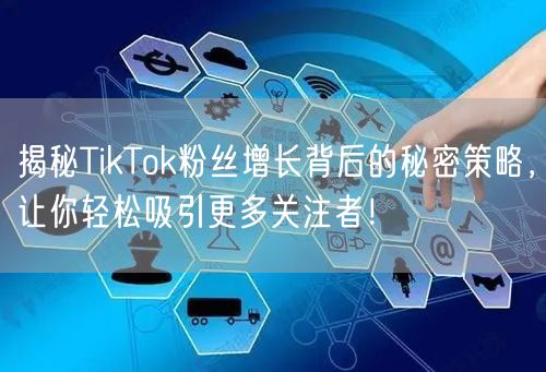 揭秘TikTok粉丝增长背后的秘密策略，让你轻松吸引更多关注者！