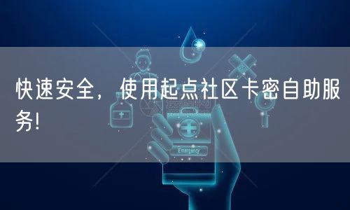 快速安全，使用起点社区卡密自助服务!