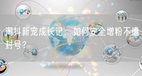 淘抖新宠成长记：如何安全增粉不遭封号？