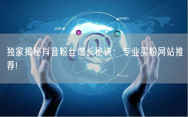 独家揭秘抖音粉丝增长秘诀：专业买粉网站推荐!