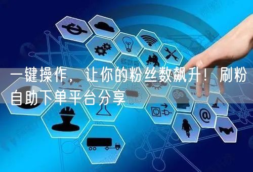 一键操作，让你的粉丝数飙升！刷粉自助下单平台分享