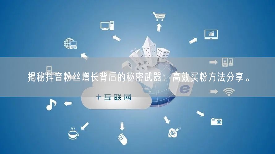 揭秘抖音粉丝增长背后的秘密武器：高效买粉方法分享。