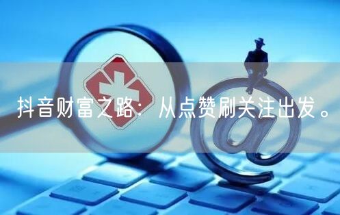 抖音财富之路：从点赞刷关注出发。