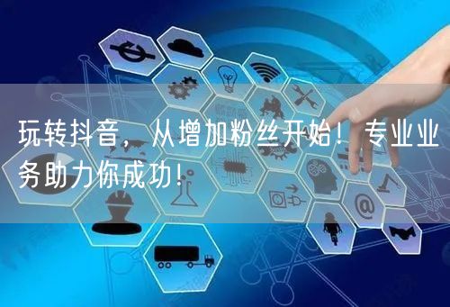 玩转抖音，从增加粉丝开始！专业业务助力你成功！