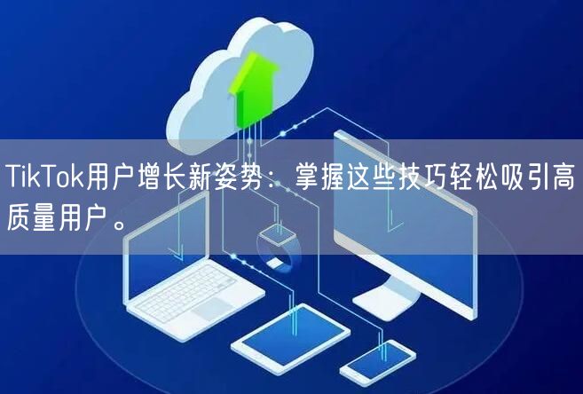 TikTok用户增长新姿势：掌握这些技巧轻松吸引高质量用户。