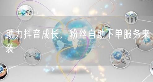 助力抖音成长，粉丝自助下单服务来袭