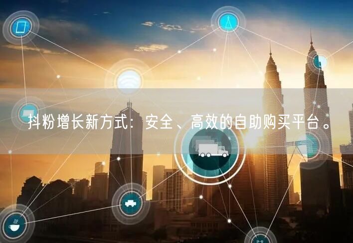 抖粉增长新方式：安全、高效的自助购买平台。