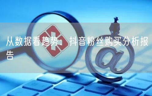 从数据看趋势：抖音粉丝购买分析报告