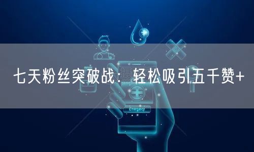 七天粉丝突破战：轻松吸引五千赞+