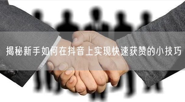 揭秘新手如何在抖音上实现快速获赞的小技巧