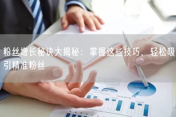 粉丝增长秘诀大揭秘:掌握这些技巧,轻松吸引精准粉丝