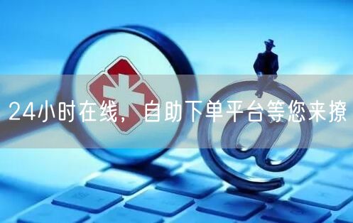 24小时在线，自助下单平台等您来撩