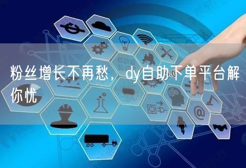 粉丝增长不再愁，dy自助下单平台解你忧