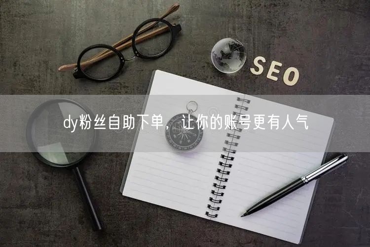 dy粉丝自助下单，让你的账号更有人气