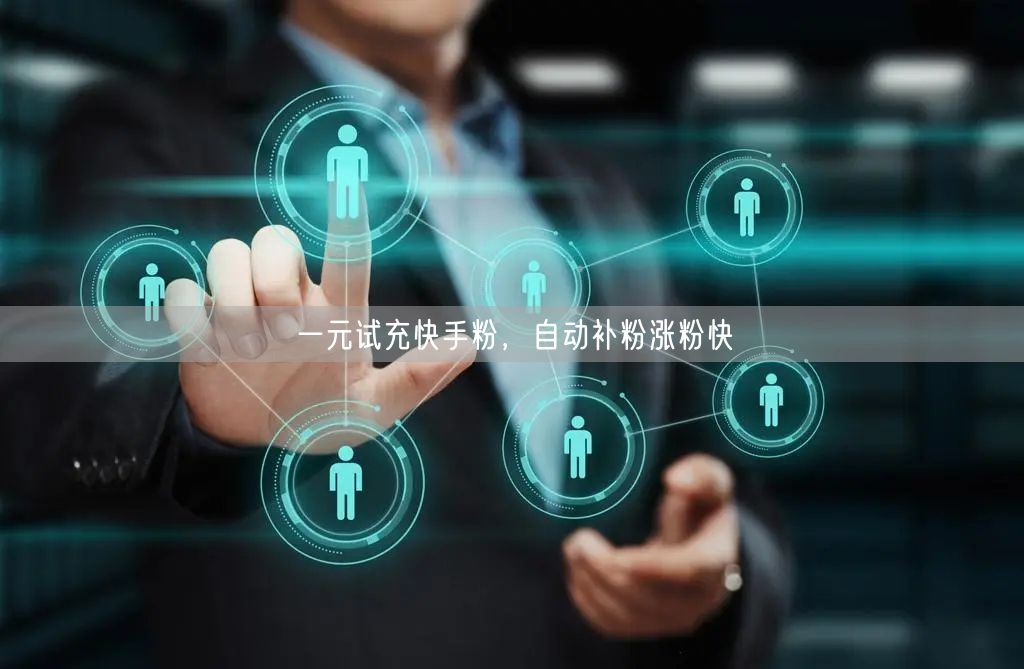 一元试充快手粉，自动补粉涨粉快