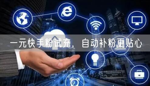 一元快手粉试充，自动补粉更贴心