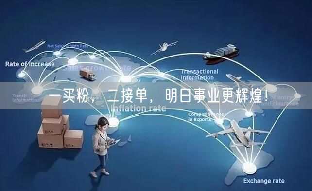 一买粉，二接单，明日事业更辉煌！