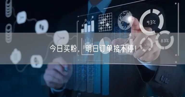 今日买粉，明日订单接不停！