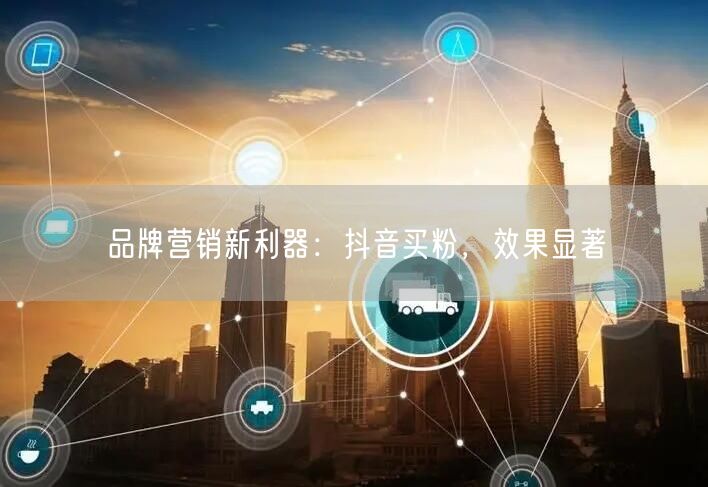 品牌营销新利器：抖音买粉，效果显著