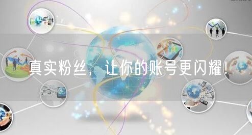 真实粉丝，让你的账号更闪耀！