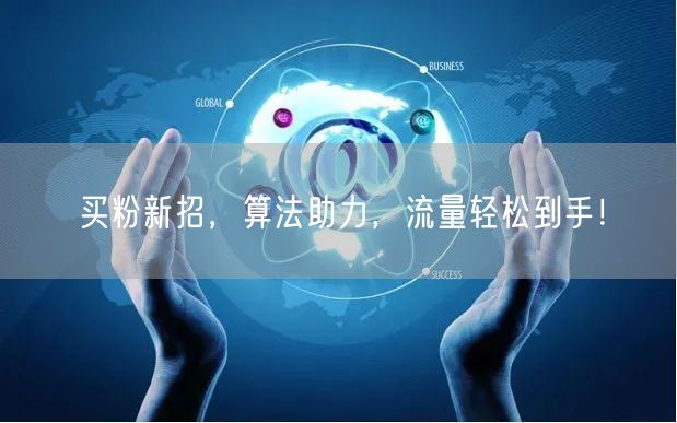 买粉新招，算法助力，流量轻松到手！