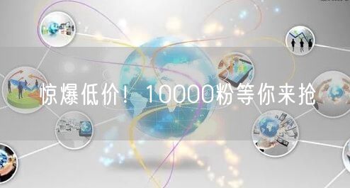 惊爆低价！10000粉等你来抢