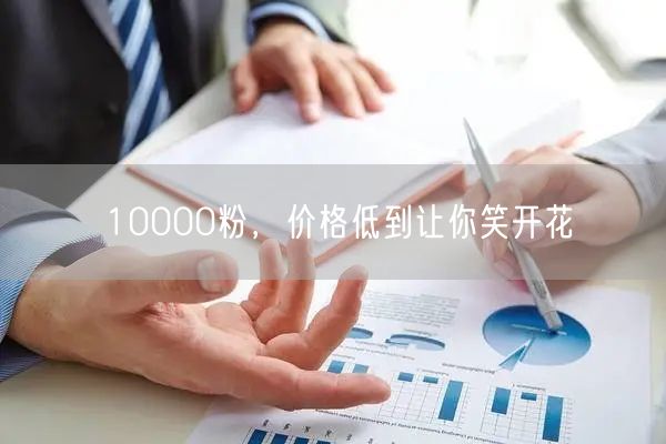 10000粉，价格低到让你笑开花