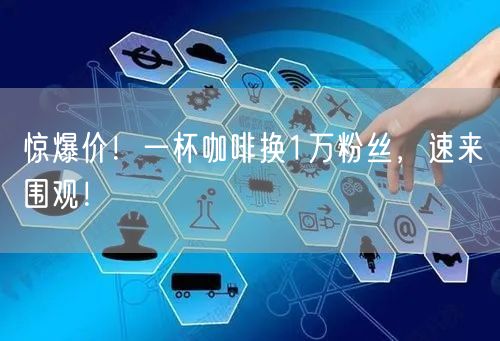 惊爆价！一杯咖啡换1万粉丝，速来围观！